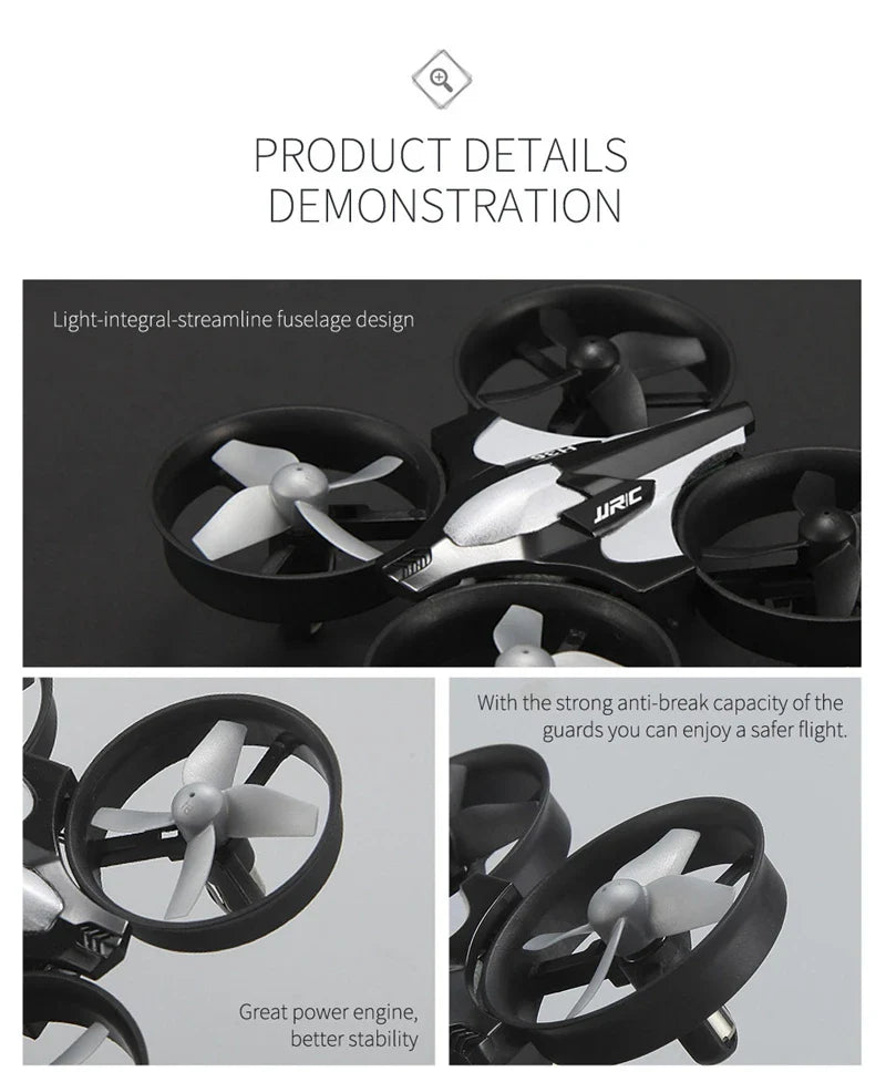 JJRC H36 Mini Rc Drone 4Ch 6-Axis Headless Mode Helicopter 360 Degree Flip Remote Control Quadcopter Toys Mini Drone for Kids