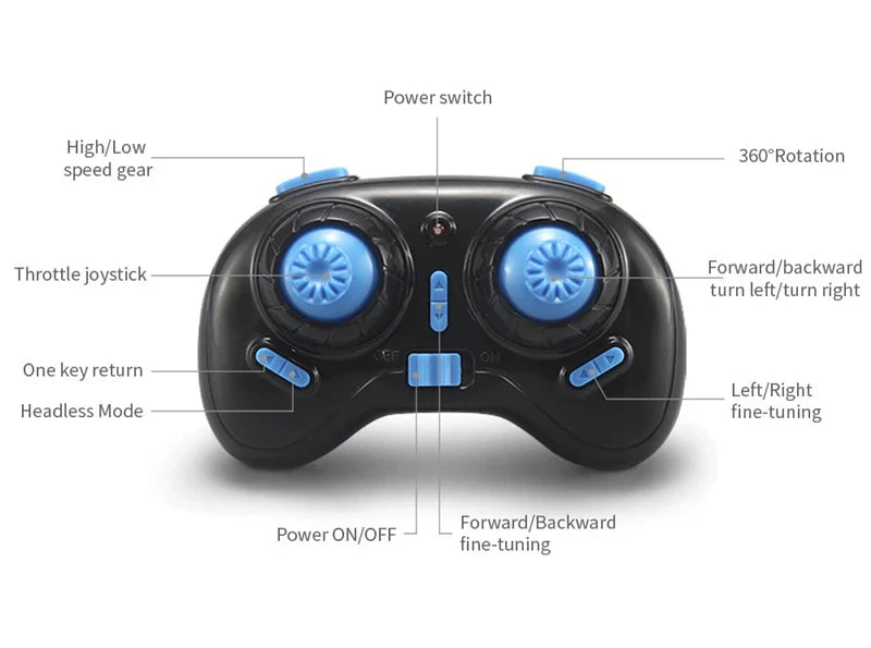 JJRC H36 Mini Rc Drone 4Ch 6-Axis Headless Mode Helicopter 360 Degree Flip Remote Control Quadcopter Toys Mini Drone for Kids