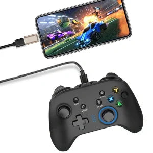 Wireless Gaming Controller Game Controller for PC Windows 7/8/10/11 PS3-5 Switch TV Box Dual-Vibration Joystick Gamepad