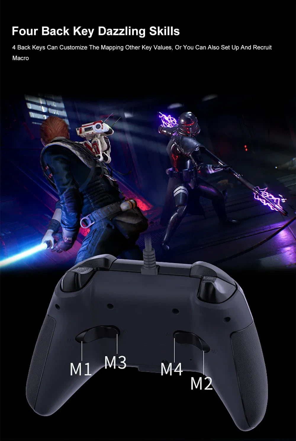 AJAZZ AG110 USB Wired Controller PC Cellphone Joypad Gamepad Console Wired ForGame Joystick