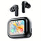 Active Noise Cancelling Earbuds ANC with Smart Touch Screen, TWS True Wireless Ear Buds Earphones for iPhone Android