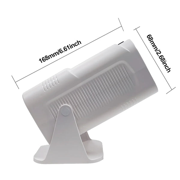 Mini Portable Projector 4K 1080P Full HD 5G WiFi 6 BT5.0 Automatic Horizontal Correction 180° Rotatable Outdoor Smart Projector