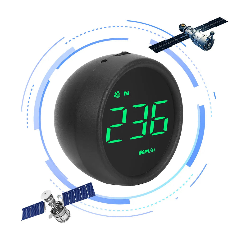 Car Head Up Display HUD Digital Gauges Outdoor off-road Guide Smart Gadgets GPS Overspeed Alarm Speedometer
