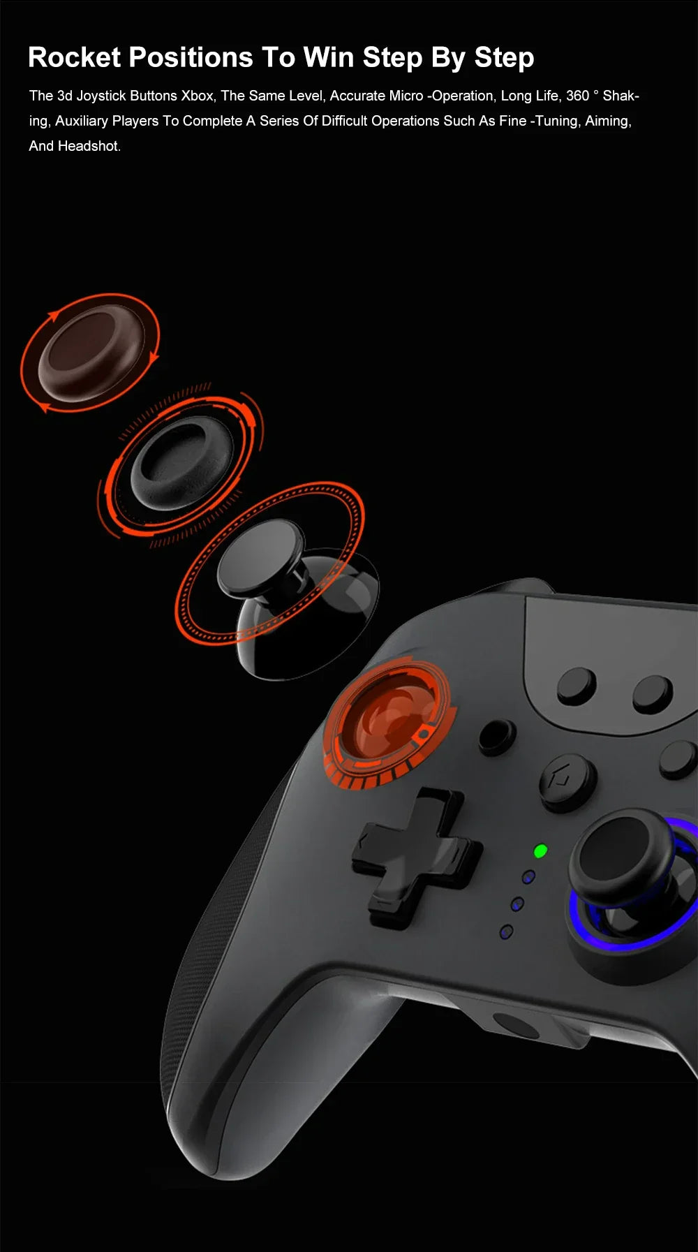 AJAZZ AG110 USB Wired Controller PC Cellphone Joypad Gamepad Console Wired ForGame Joystick