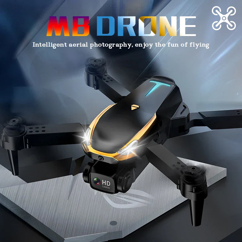 M8 Drone with 2 Batterys,Optical Flow Positioning Accurate Hover,Professional aerial photographydrone, Dual Camera Drone Toys