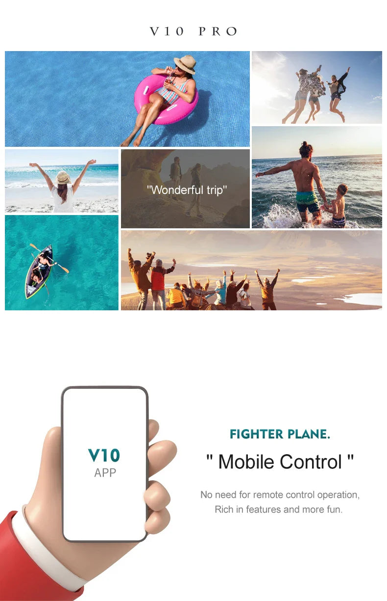 4DRC V10 Mini Drone 4k Professional HD Camera Fpv Drones With Camera Hd 1080P Rc Helicopters Quadcopter Gift Toys