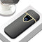2025 Double-sided Fingerprint Touch Lighter Windproof Ignition Tool USB Electronic Charging Ultra-thin Heating Wire Outdoor