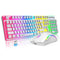 2025 New arrival HXSJ L96 104 keys 2.4G wireless pc keyboard mechanical feeling gaming keyboard and mouse combos for laptop game