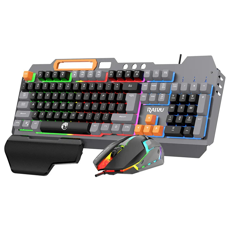 T16 Office Gaming Keyboard & Mouse Set Gaming peripheral mechanical feel luminous keyboard and mouse set
