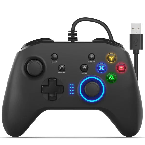 Wireless Gaming Controller Game Controller for PC Windows 7/8/10/11 PS3-5 Switch TV Box Dual-Vibration Joystick Gamepad