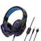 LED Light Wired Gaming Headphones With Microphone Noise-cancelling Gamer Headset for PC Computer Laptop PS4 PS5 Xbox