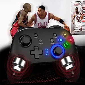 Wireless Gaming Controller Game Controller for PC Windows 7/8/10/11 PS3-5 Switch TV Box Dual-Vibration Joystick Gamepad