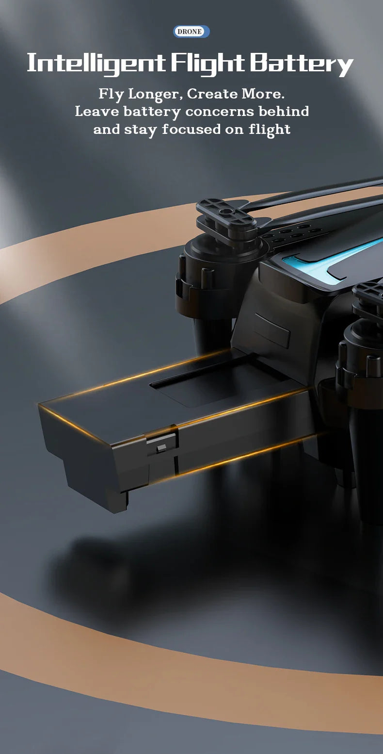 M8 Drone with 2 Batterys,Optical Flow Positioning Accurate Hover,Professional aerial photographydrone, Dual Camera Drone Toys