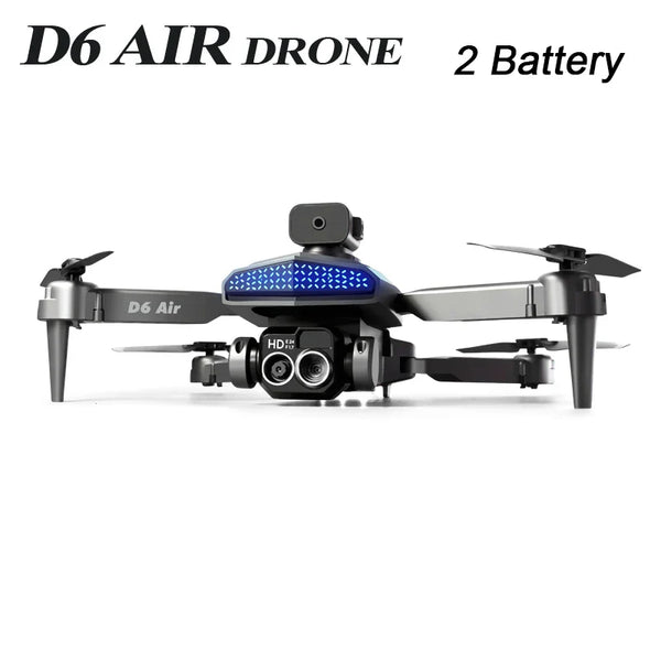 2024 New D6 Drone HD Professional High-Definition Dual Camera Five-Sided Obstacle Avoidance Light Flow ESC Quadcopter Toy