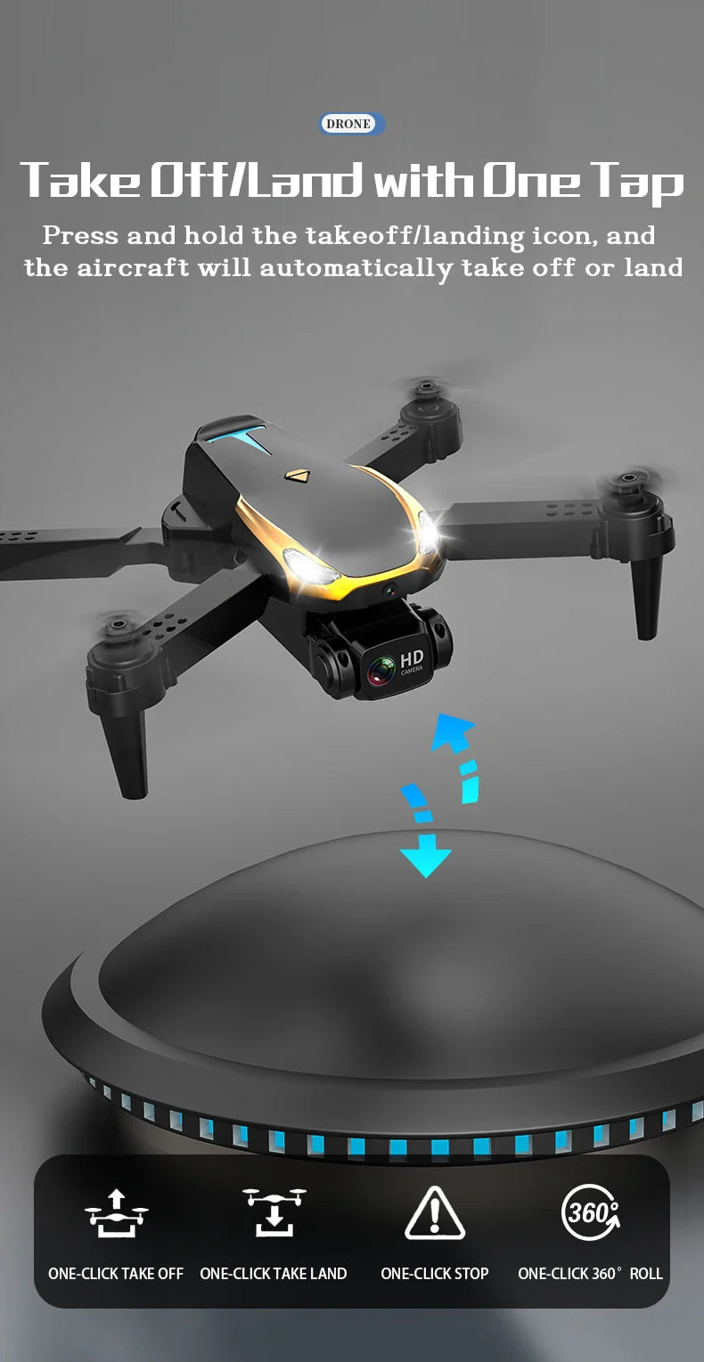 M8 Drone with 2 Batterys,Optical Flow Positioning Accurate Hover,Professional aerial photographydrone, Dual Camera Drone Toys