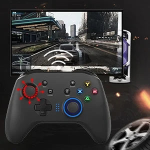 Wireless Gaming Controller Game Controller for PC Windows 7/8/10/11 PS3-5 Switch TV Box Dual-Vibration Joystick Gamepad