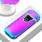 2025 Double-sided Fingerprint Touch Lighter Windproof Ignition Tool USB Electronic Charging Ultra-thin Heating Wire Outdoor
