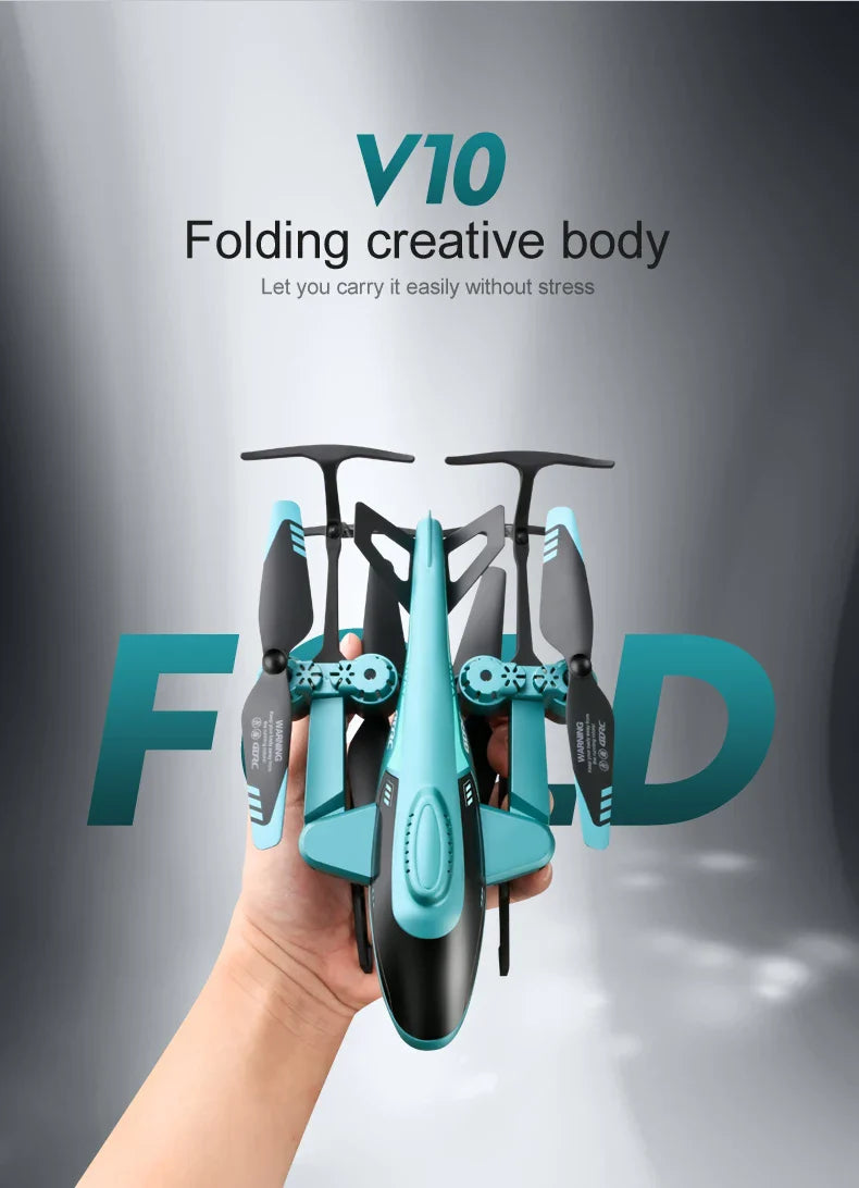 4DRC V10 Mini Drone 4k Professional HD Camera Fpv Drones With Camera Hd 1080P Rc Helicopters Quadcopter Gift Toys