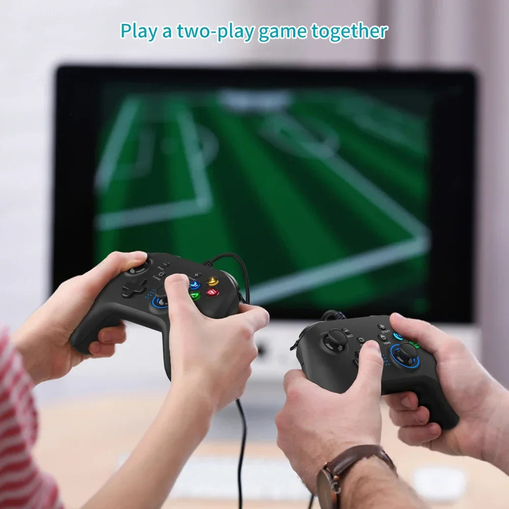 Wireless Gaming Controller Game Controller for PC Windows 7/8/10/11 PS3-5 Switch TV Box Dual-Vibration Joystick Gamepad
