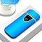 2025 Double-sided Fingerprint Touch Lighter Windproof Ignition Tool USB Electronic Charging Ultra-thin Heating Wire Outdoor