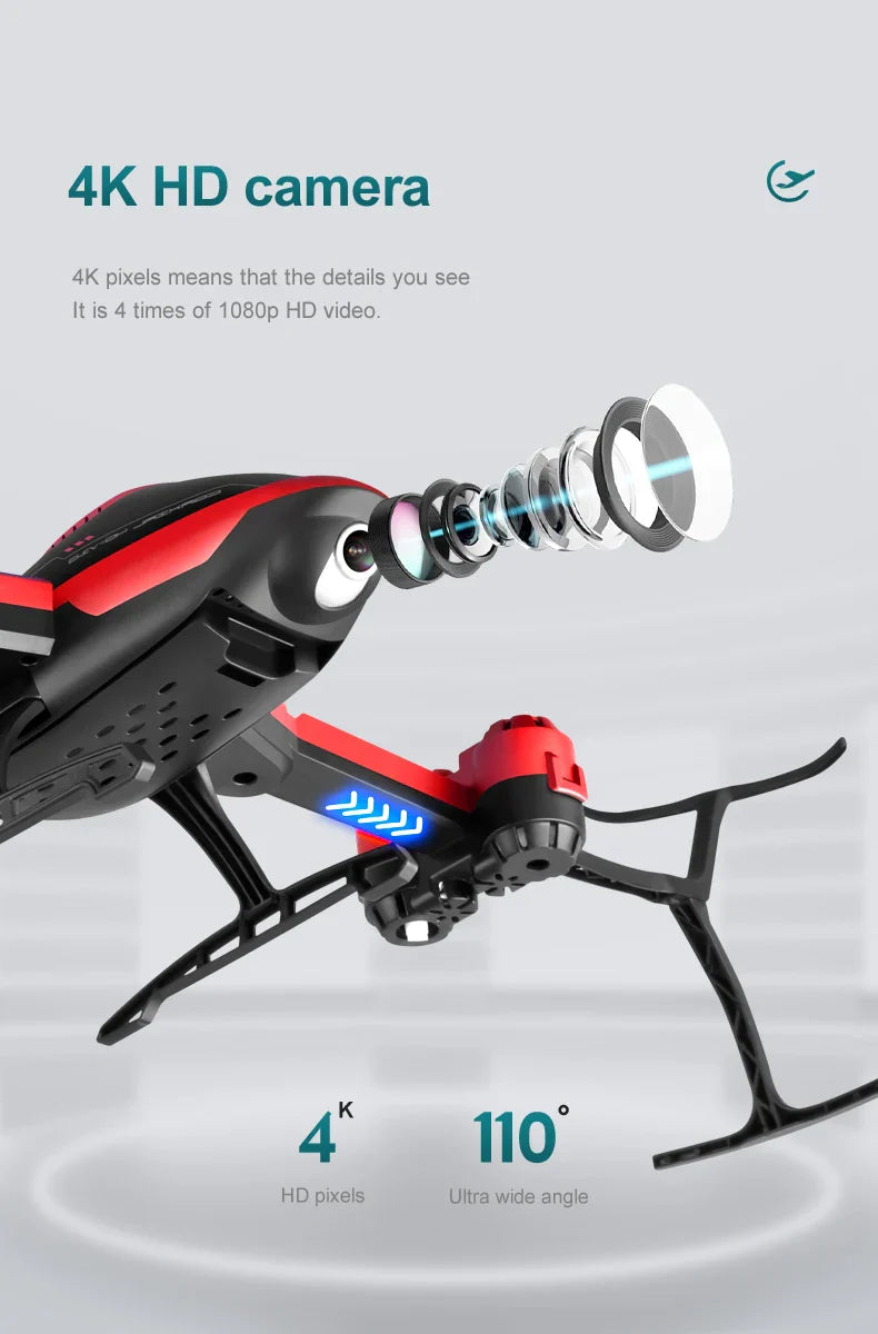 4DRC V10 Mini Drone 4k Professional HD Camera Fpv Drones With Camera Hd 1080P Rc Helicopters Quadcopter Gift Toys